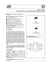 DataSheet LM148 pdf